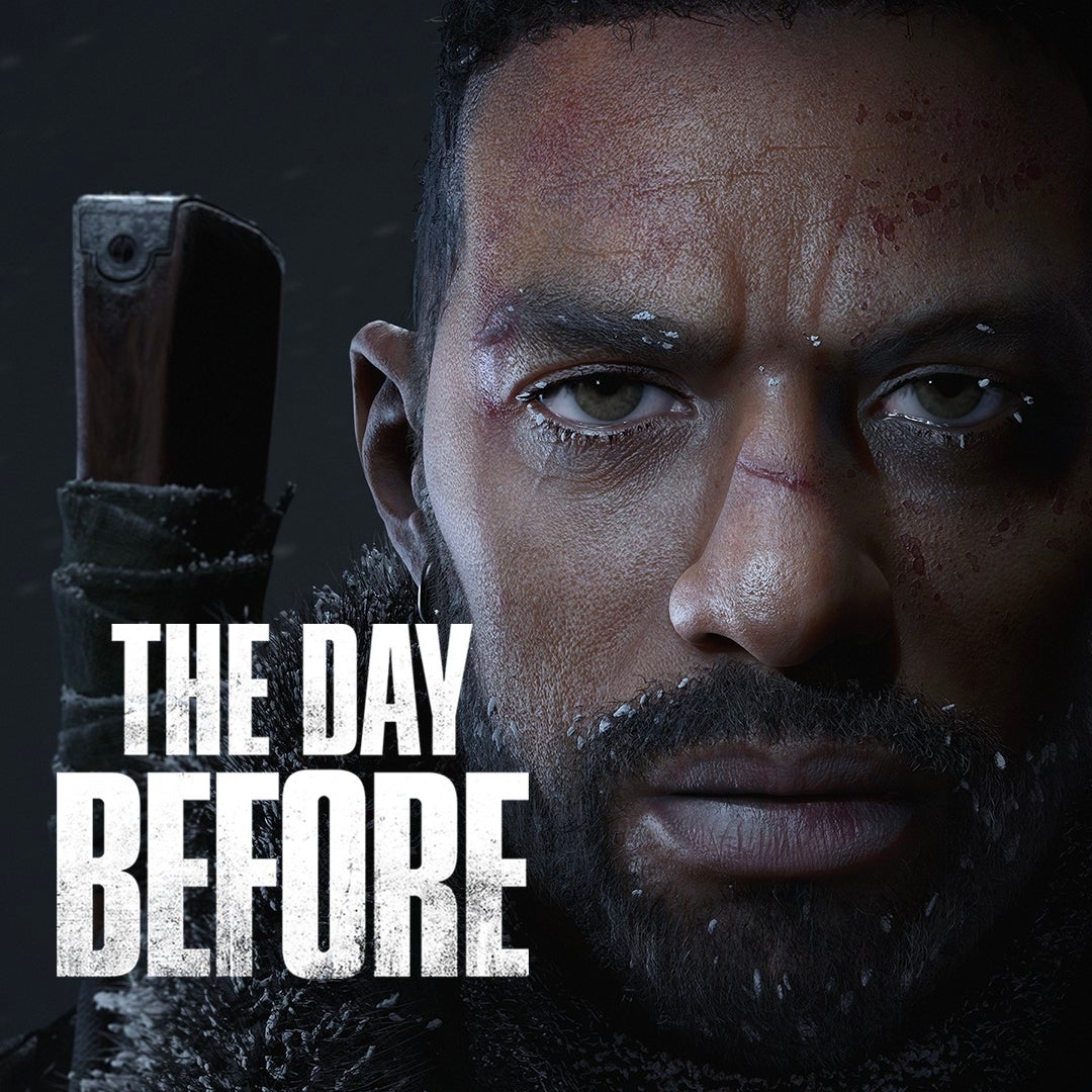 A character in a deserted street of a dystopian city inspired by the video game The Day Before, looking frustrated and confused.